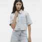 VMLILIA 2/4 LOOSE DENIM SHIRT GU320 - 10307661