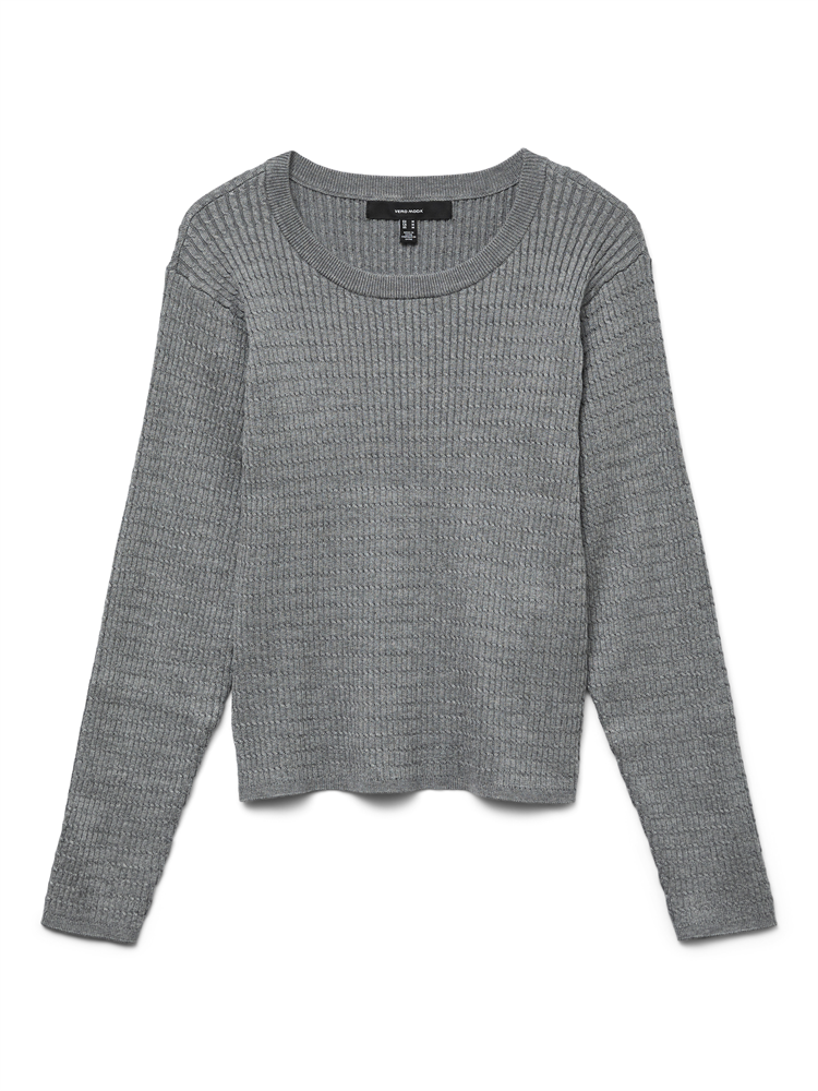 VMSILJE LS O-NECK CABLE PULLOVER - 10331852