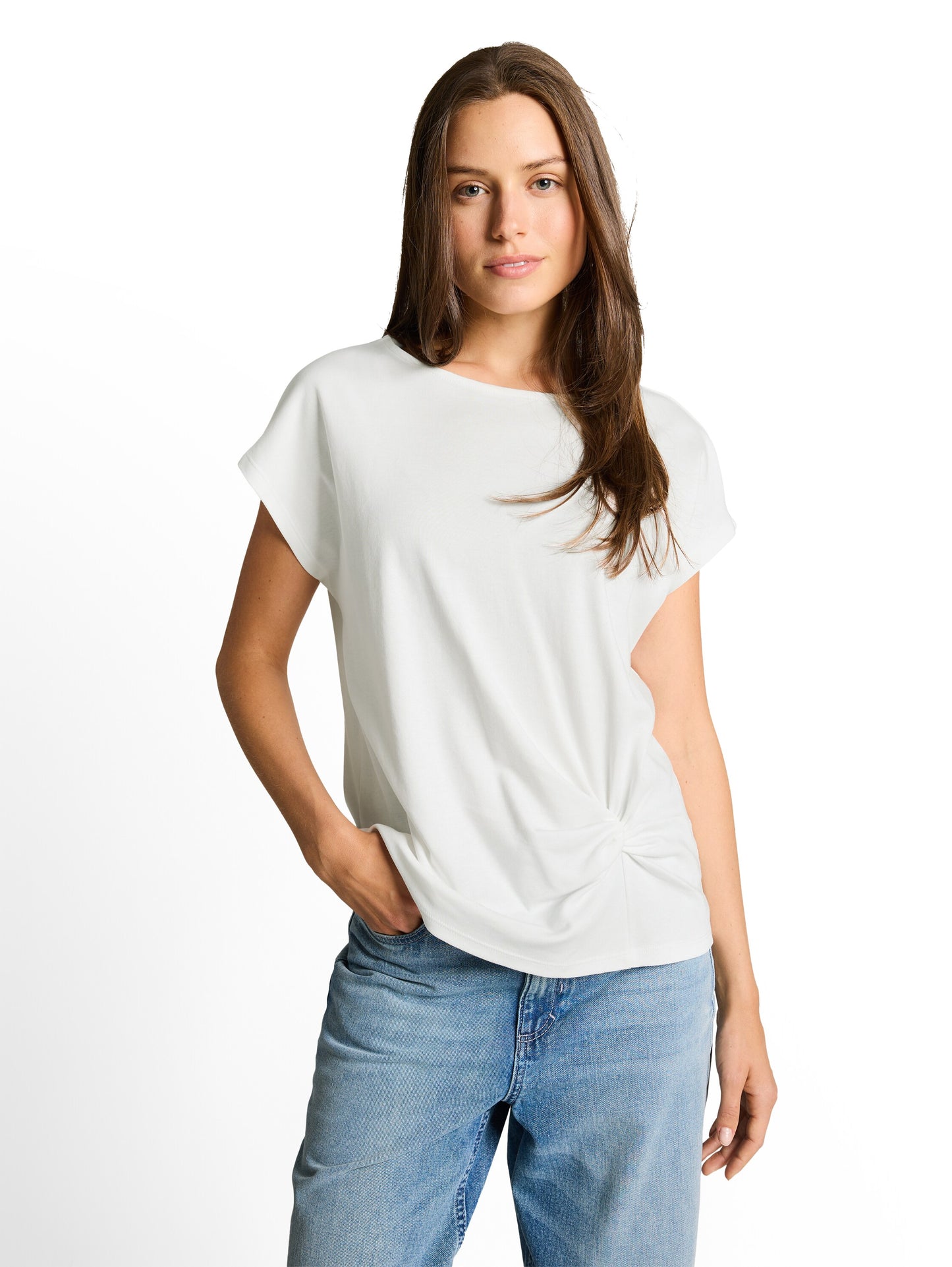 T-shirt modern knot crew neck - 1050851