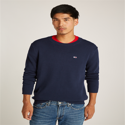 TJM SLIM ESSNTLS C-NECK SWEATER - DM0DM18370