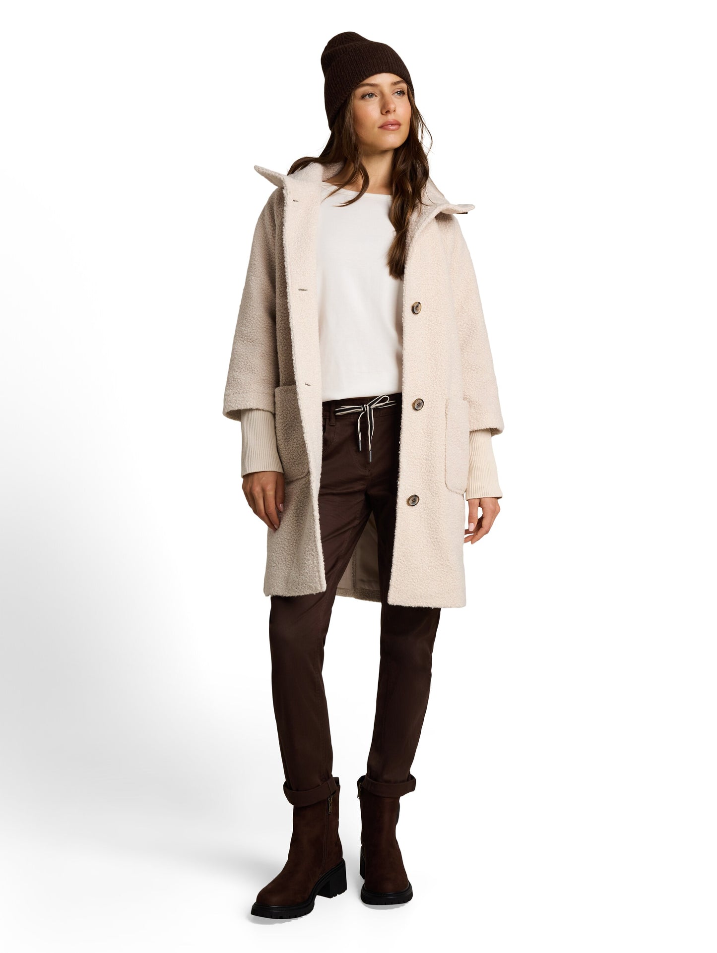 boucle coat - 1053758