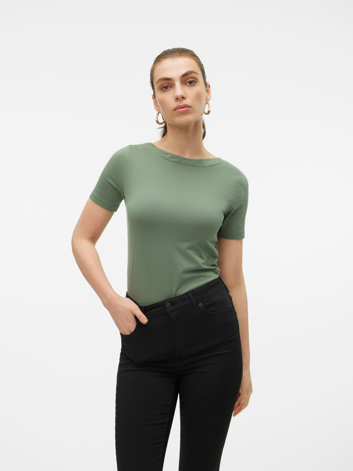 VMPANDA MODAL S/S TOP NOOS - 10231753