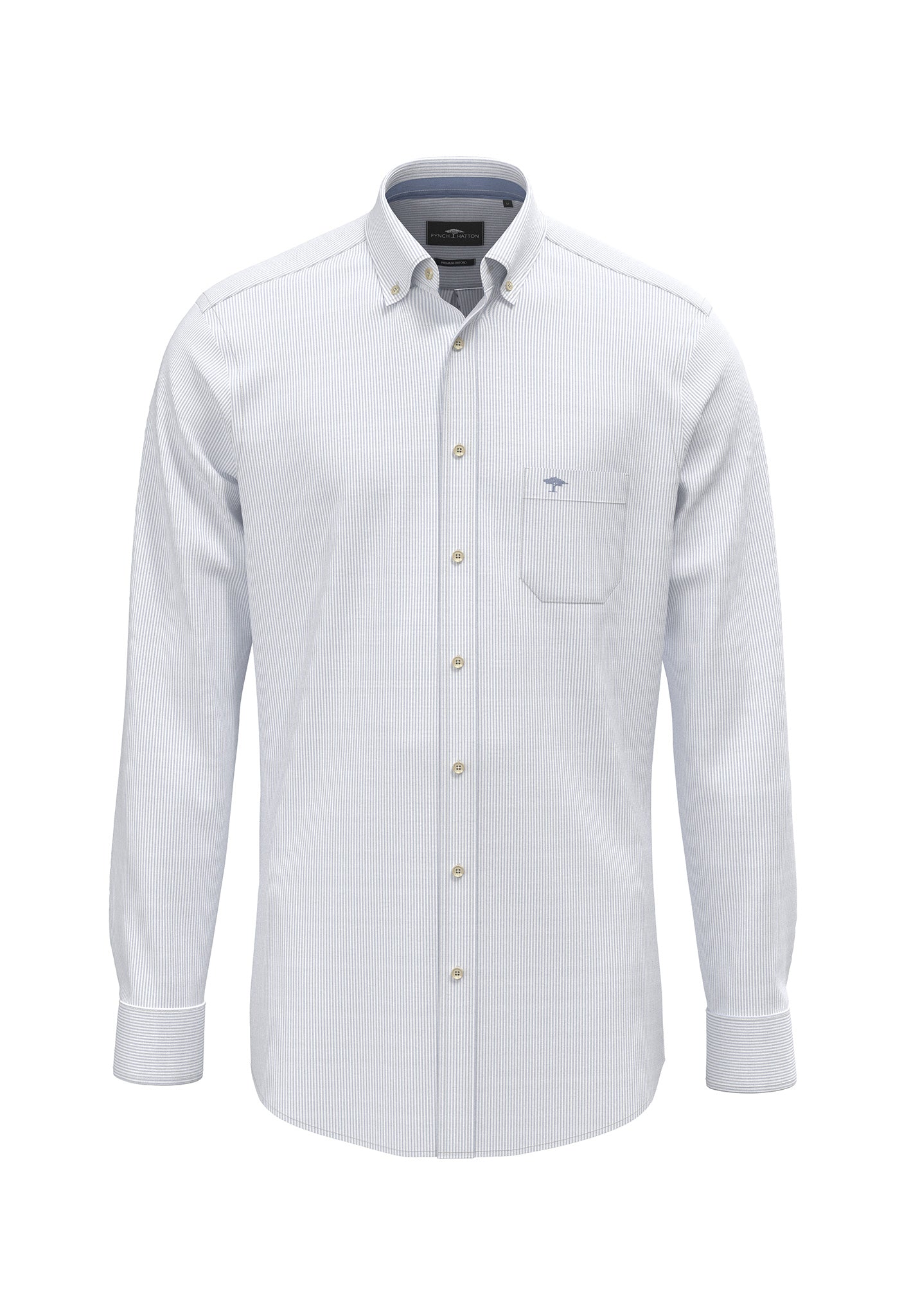 Washed Oxford Fine Stripe,B.D., 1/1 - 15128320