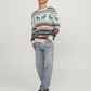 JJXMAS SNOWBALL KNIT CREW NECK - 12248145