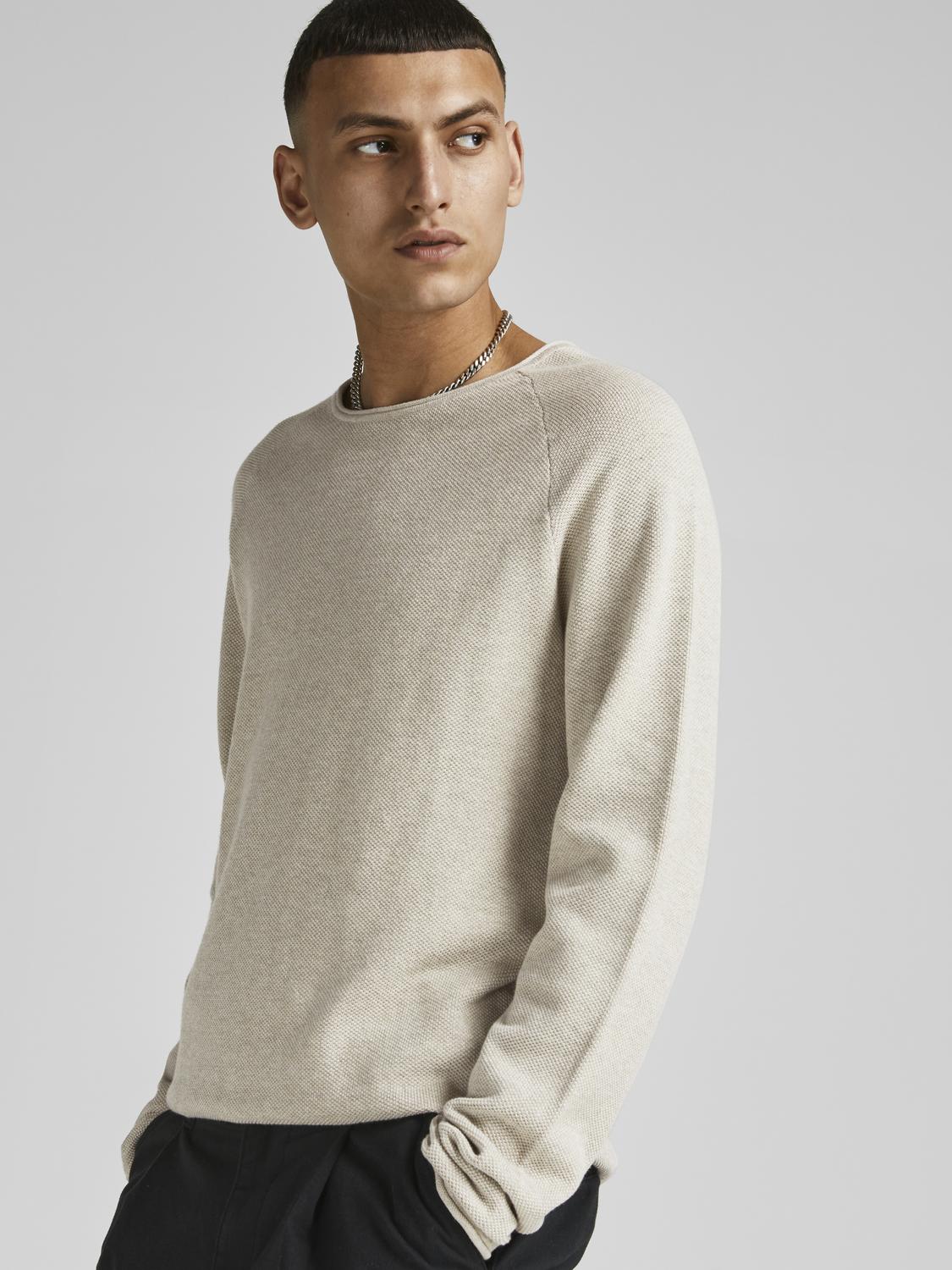 JJEHILL KNIT CREW NECK NOOS - 12157321