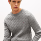 CLASSIC COTTON CABLE CREW NECK - MW0MW33132