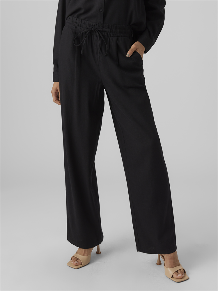 VMJESMILO HW WIDE PANTS WVN NOOS - 10287363