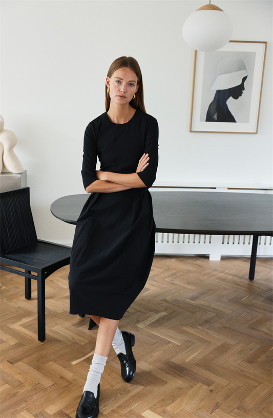 Heide tech jersay dress LS - SU925141