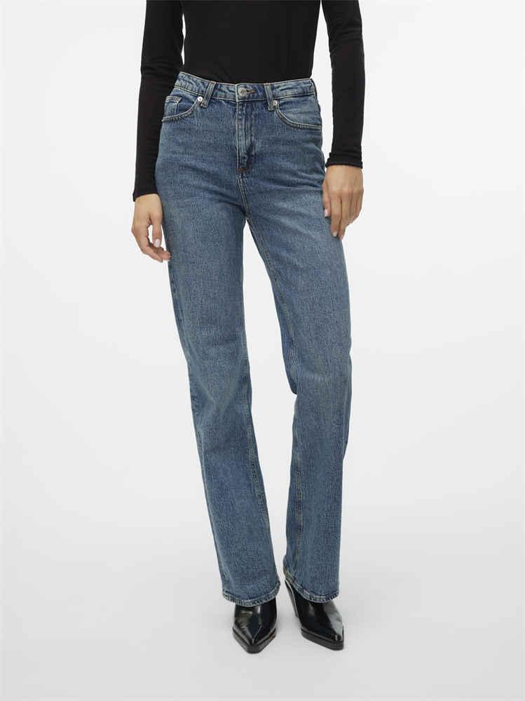 VMTESSA HR WIDE JEANS RA394 GA - 10311179