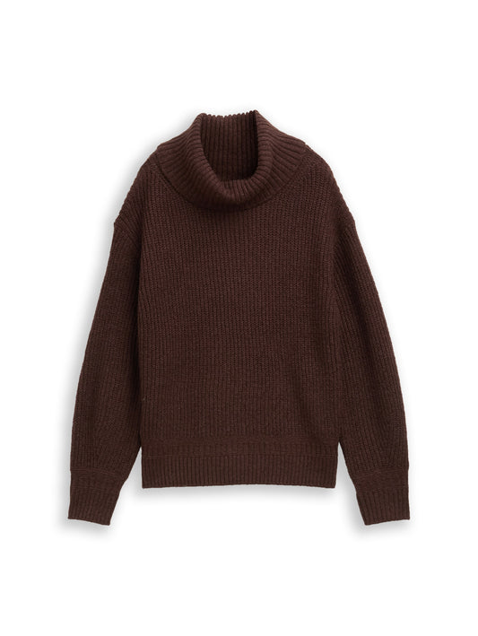 knit turtleneck pullover - 1049137
