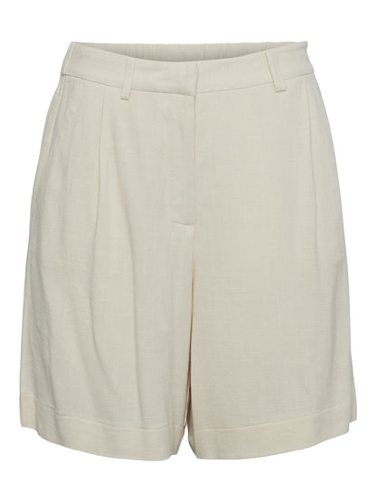 PCVINSTY HW LINEN BERMUDA SHORTS - 17138043