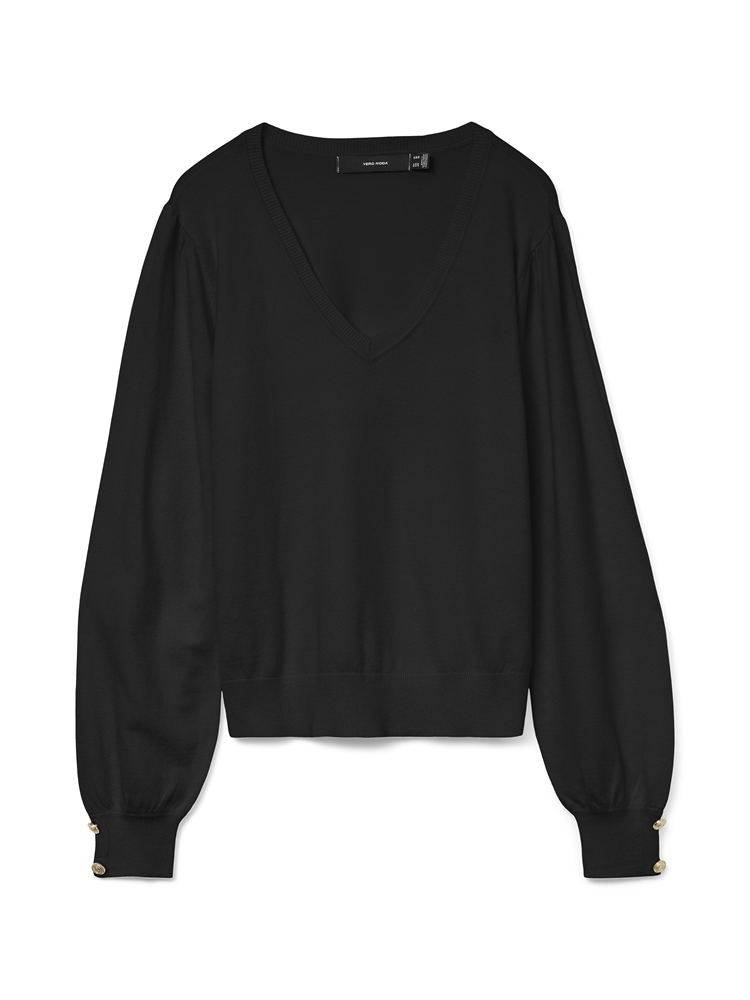 VMHOLLYKARIS LS V-NECK PULLOVER GA - 10310578