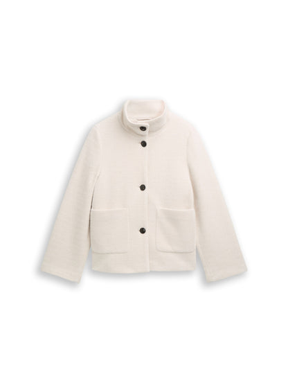 structured wool look jacket - 1046601
