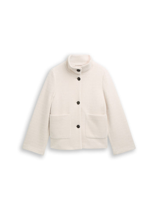 structured wool look jacket - 1046601