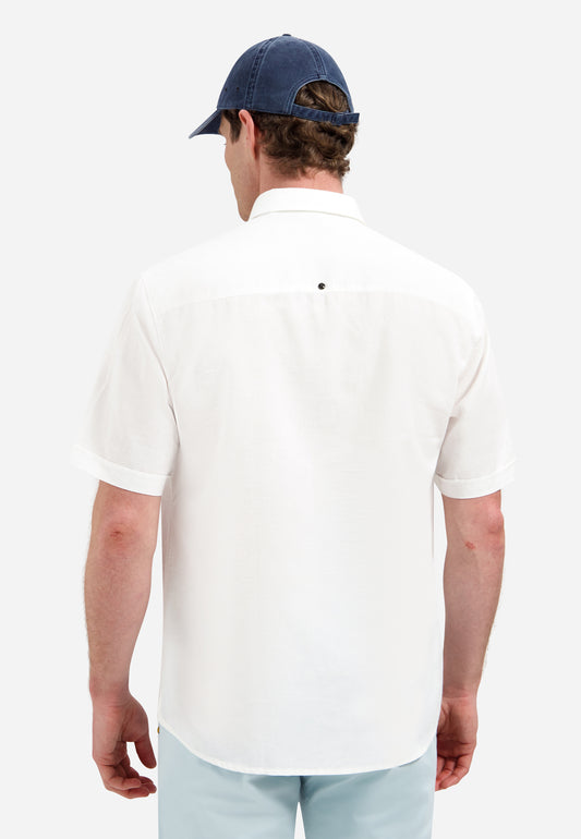 Shirt Short Sleeve With Linen - 31480321SN