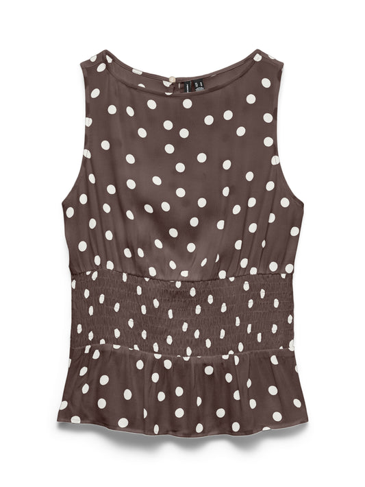 VMELISA S/L SMOCK DETAIL TOP WVN - 10347963
