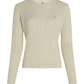 TJW CABLE ESSENTIAL SWEATER - DW0DW18683