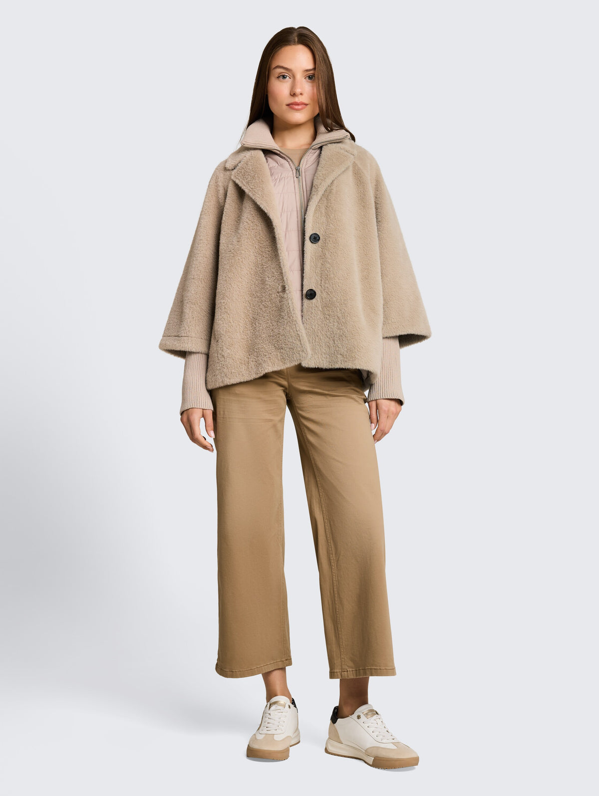 cosy cape jacket - 1051134