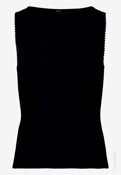 Strickpullover Kurz ohne Arm - 110-10003992