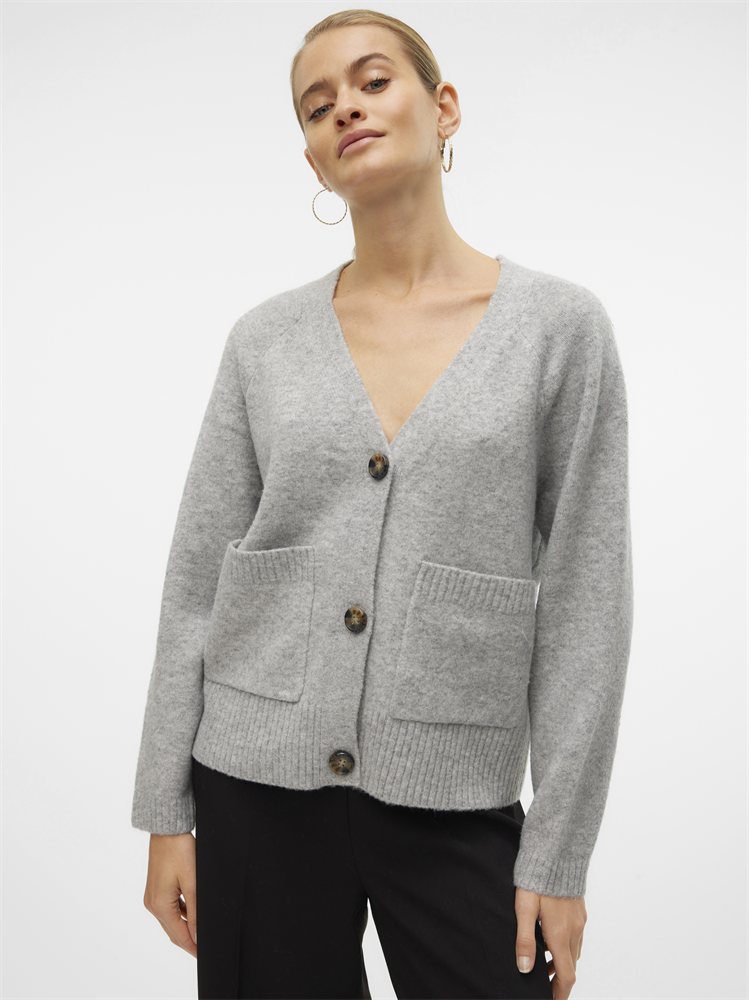 VMBOOM LS V-NECK BUTTON CARDIGAN GA - 10320457