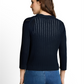 Knit crispy cardigan with bow - 1051347