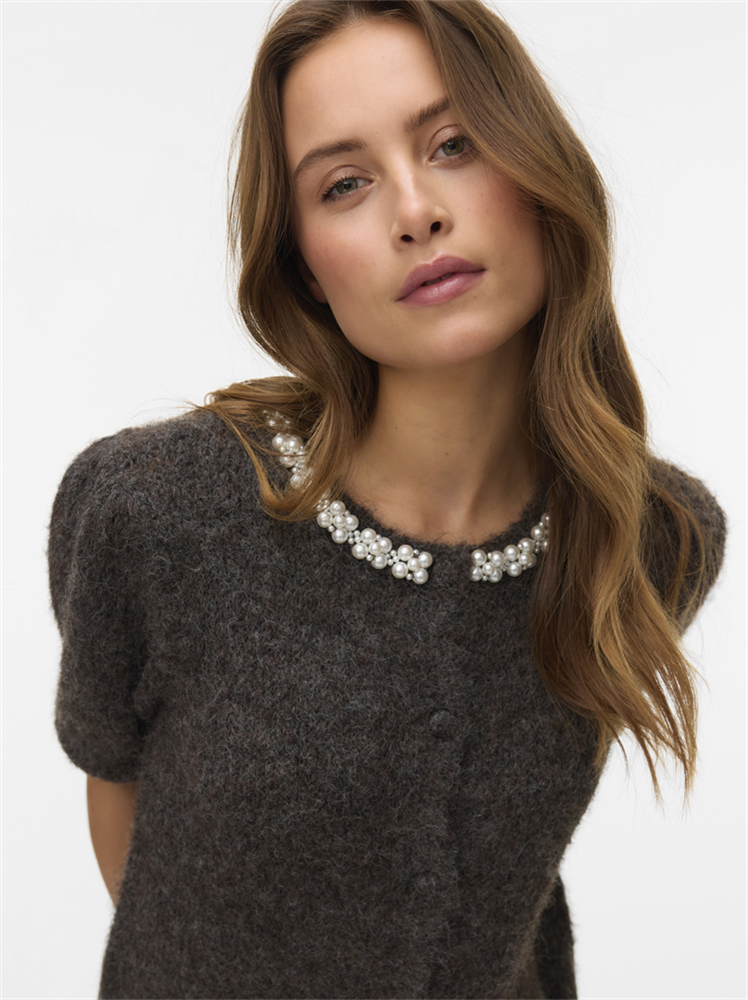 VMOCEAN 2/4 O-NECK JEWELLERY CARDIG - 10334965