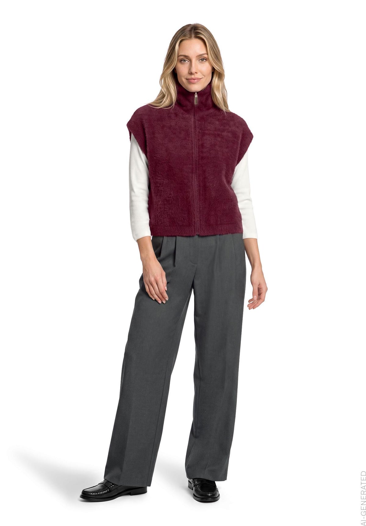 Strickjacke Kurz ohne Arm - 59463433