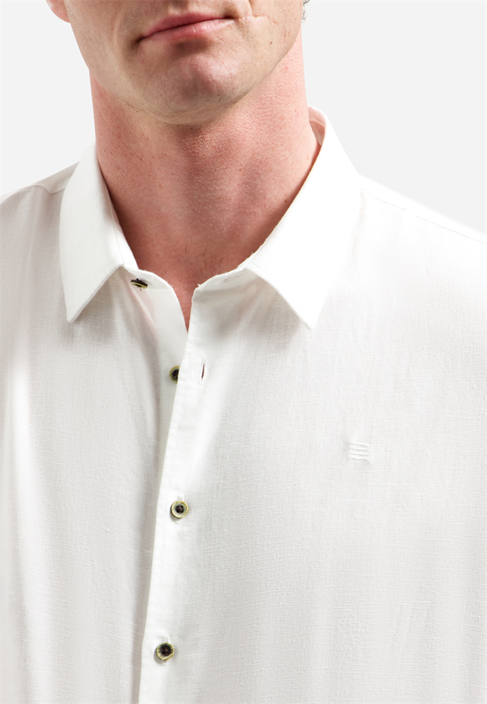 Shirt Short Sleeve With Linen - 31480321SN