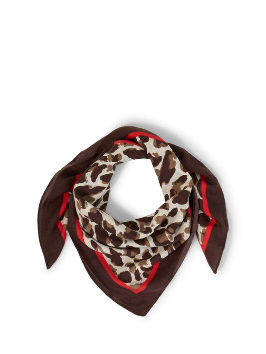 printed square scarf - 1052817