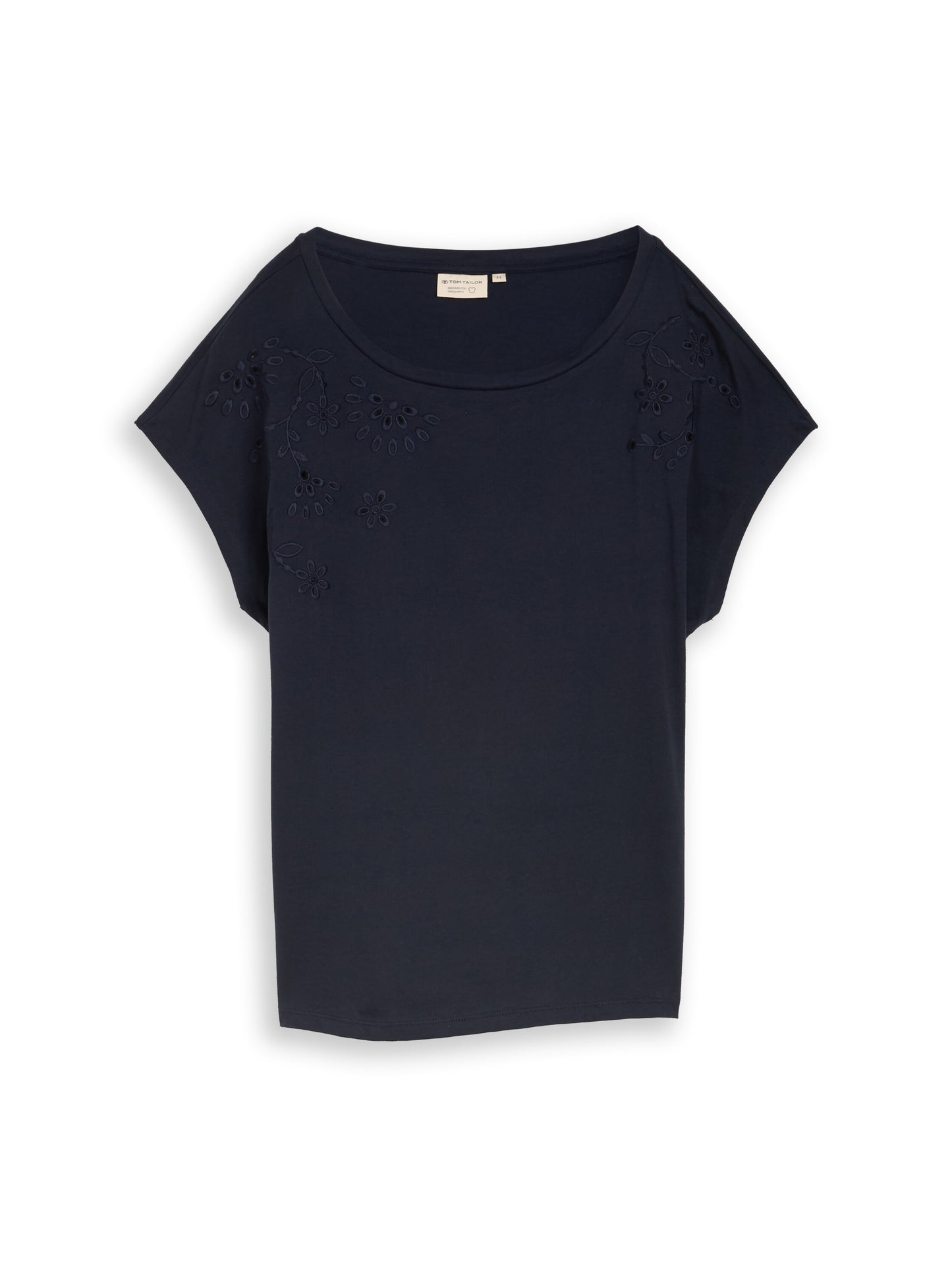 T-shirt crew neck ajour deplac - 1050469