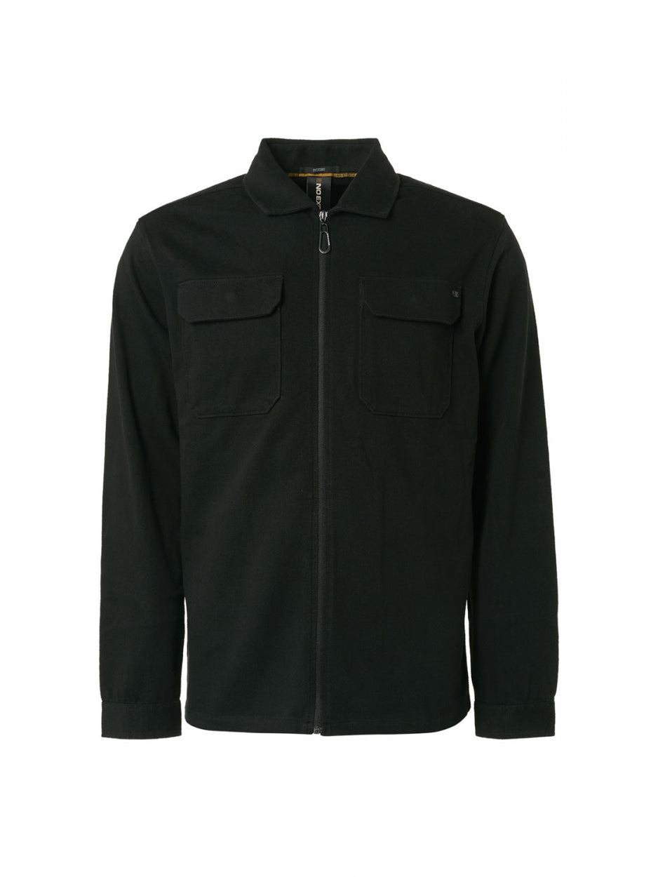 Overshirt Zipper Closure Sweat - 21570801