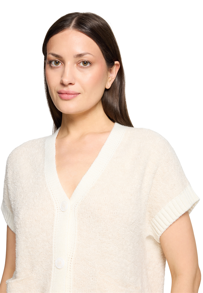 Strickjacke Kurz ohne Arm - 59793319
