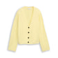 knit cashmere blend v-neck - 1050542