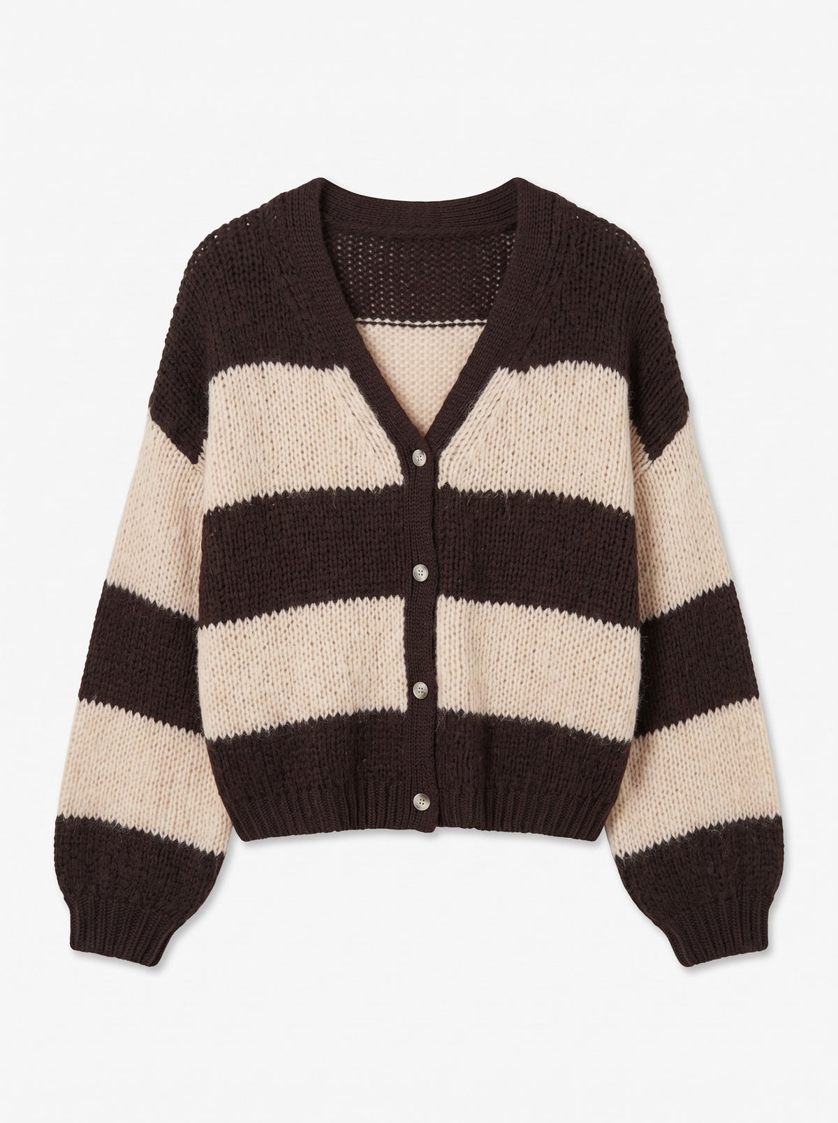 VMMAYBE LS V-NECK BUTTON CARDIGAN N - 10351623