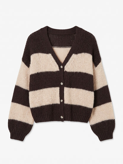 VMMAYBE LS V-NECK BUTTON CARDIGAN N - 10351623