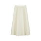 Woven skirt, medium length, flared - M04011220071