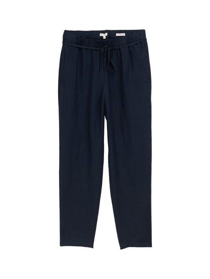 loose fit linen pants - 1046498
