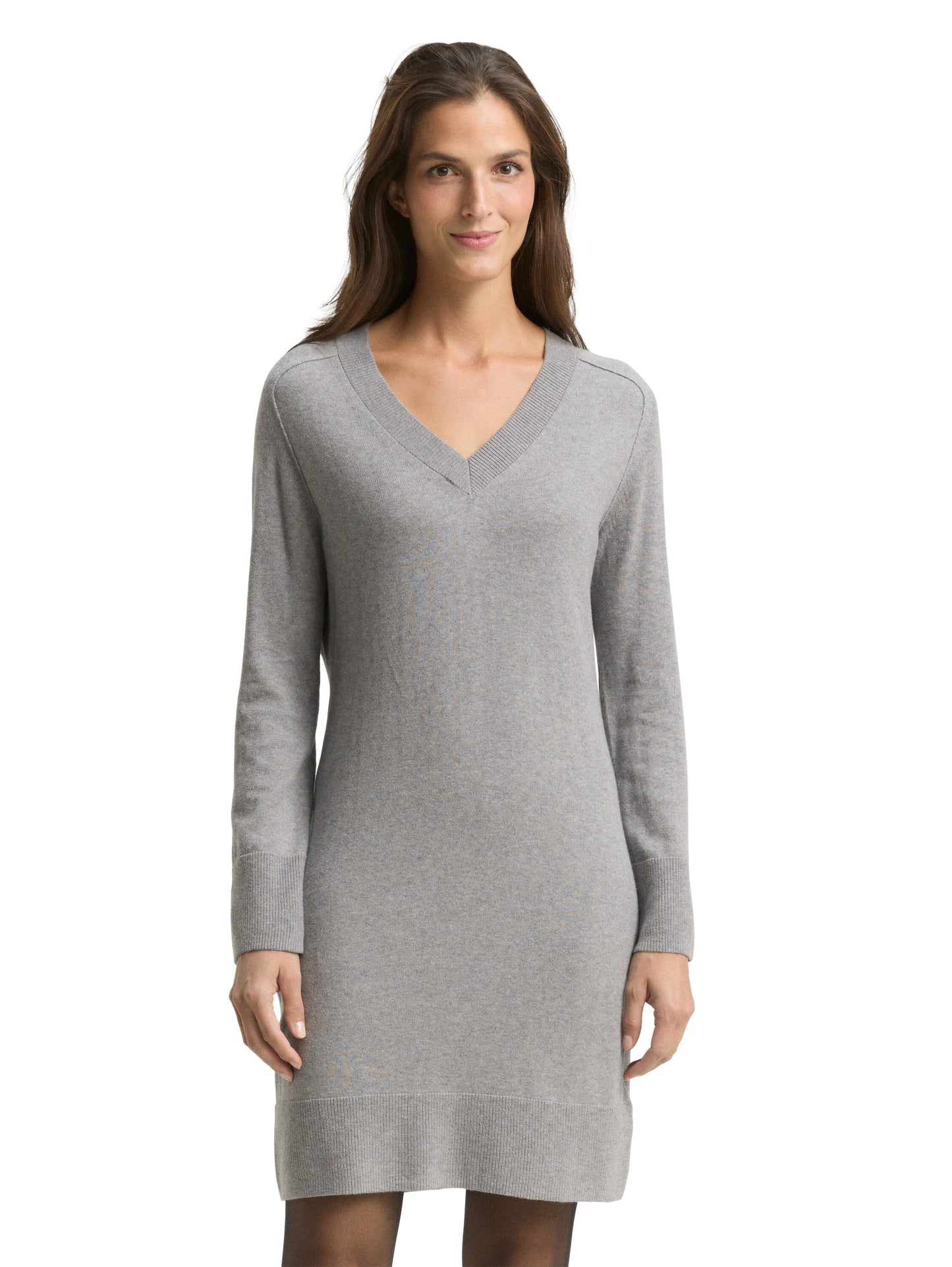 dress knit with v-neck - 1049139