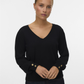 VMHOLLYKARIS LS V-NECK PULLOVER GA - 10310578