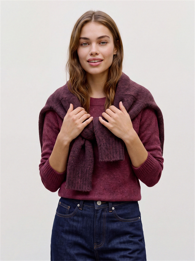 VMDOFFY LS O-NECK BLOUSE GA NOOS - 10201022