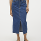 VMVERI HR CALF DENIM SKIRT GA NOOS - 10295731