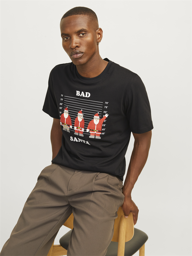 JJXMAS FUNNY TEE SS CREW NECK - 12265357