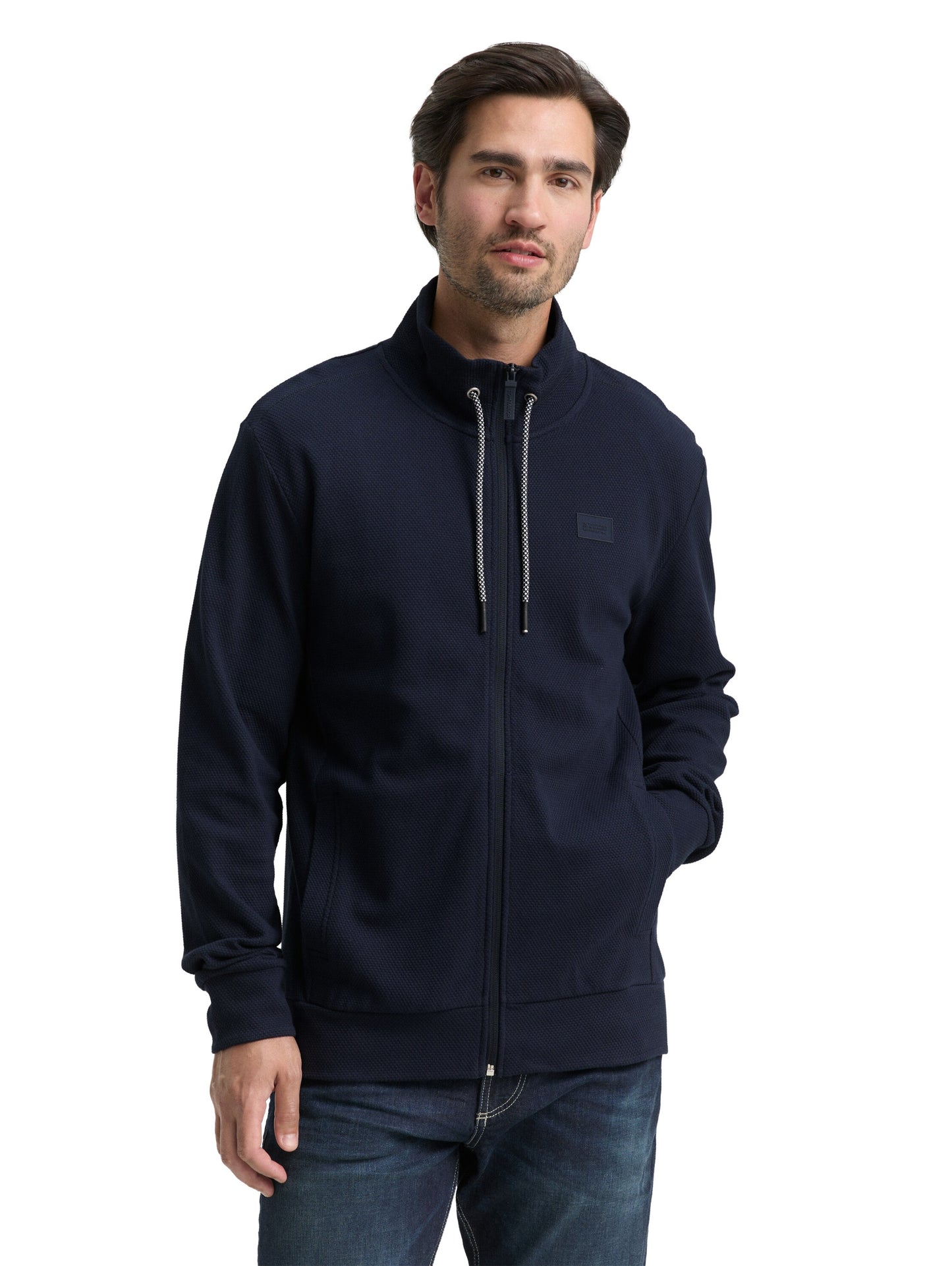structured stand-up jacket - 1047792