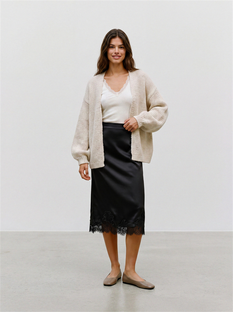 VMMAYBE LS OPEN CARDIGAN NOOS - 10273101