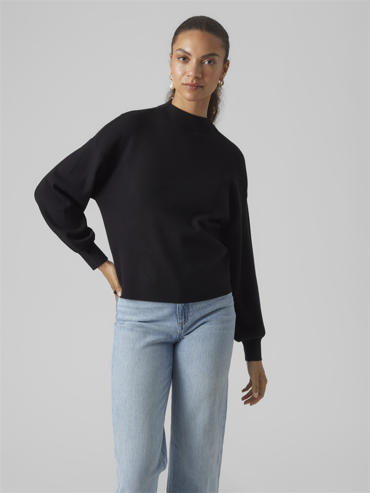 VMNANCY LS FUNNELNK PULLOVER GA - 10290748