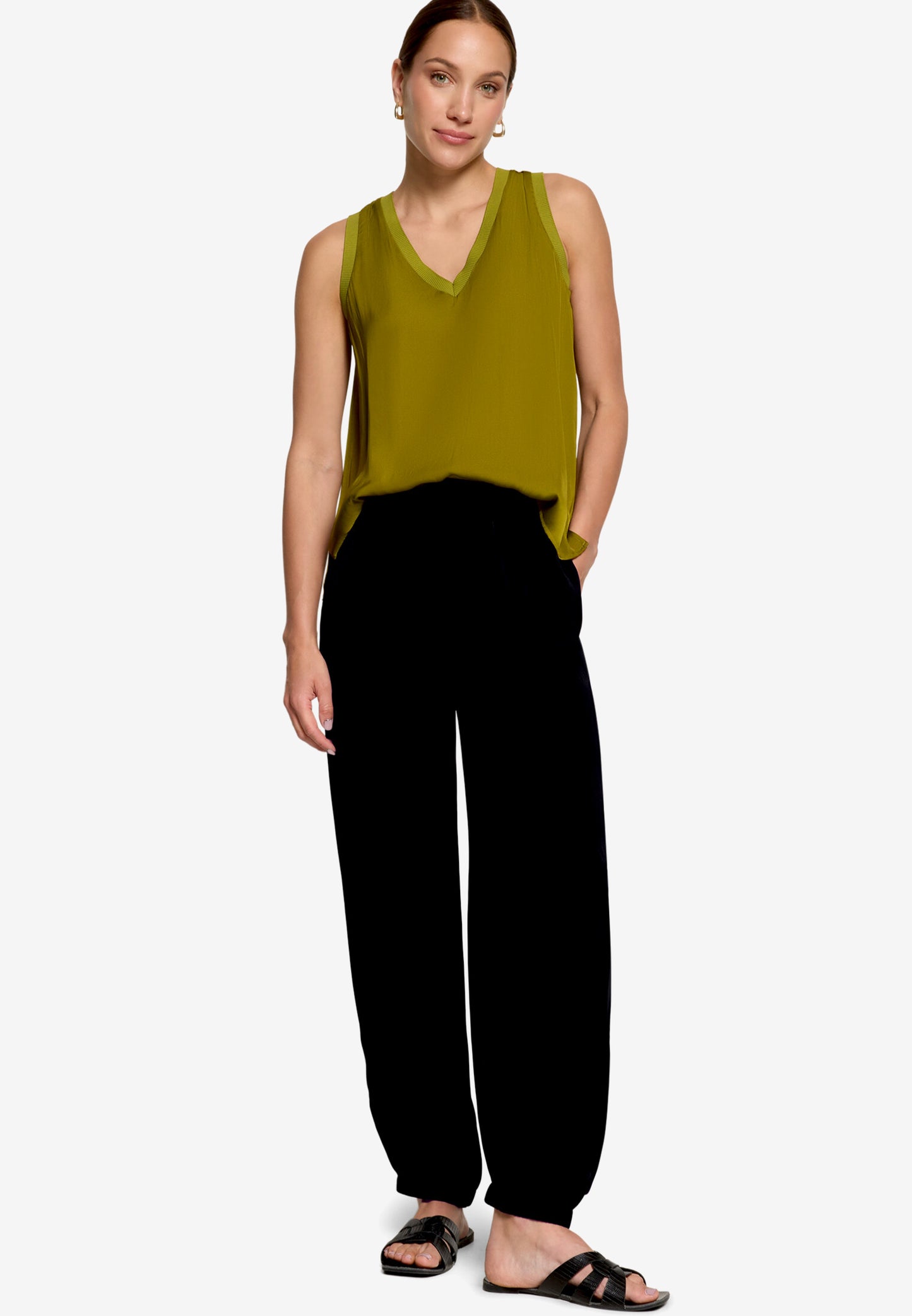 Bluse Kurz ohne Arm - 110-10004243