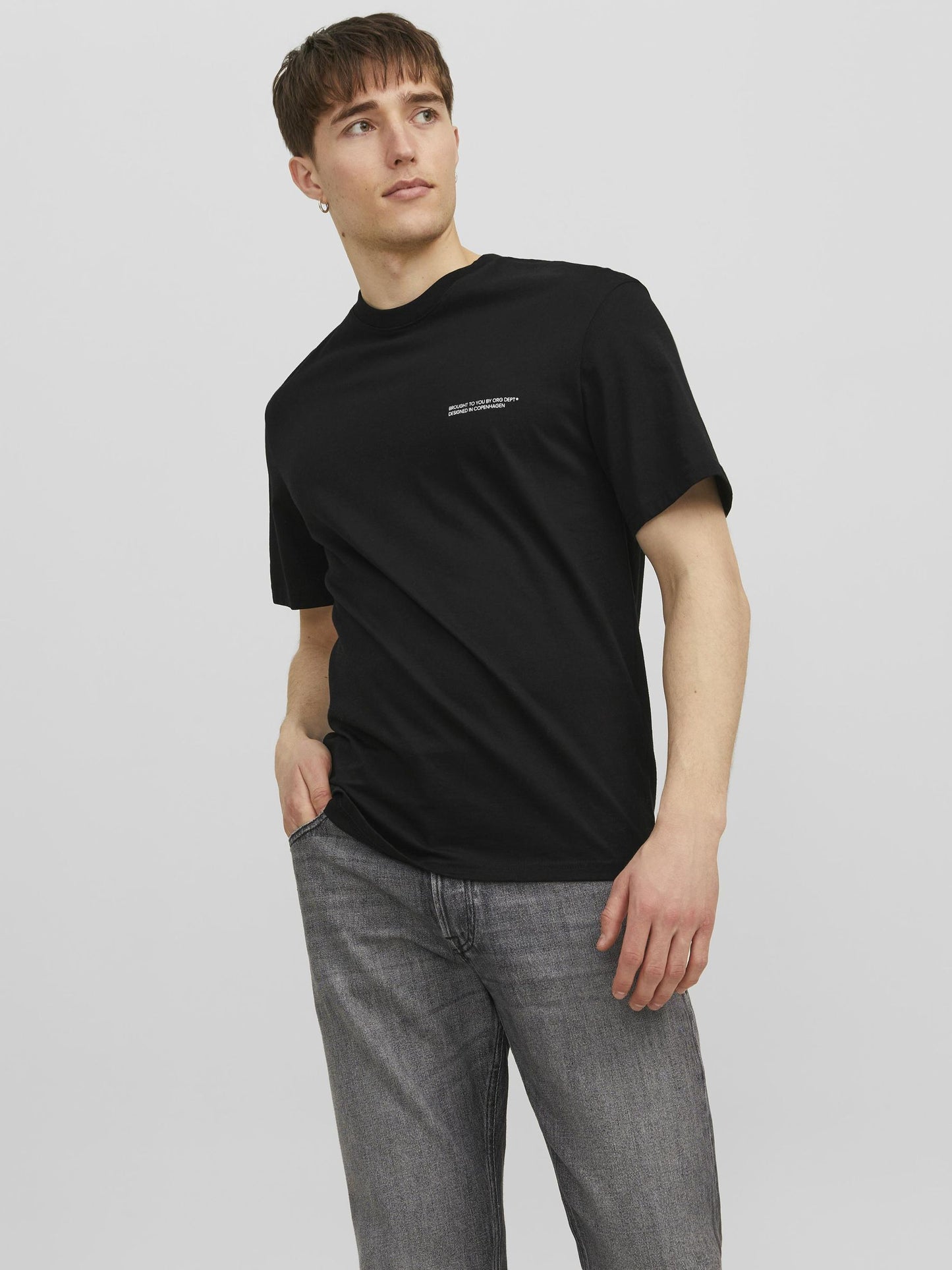 JORVESTERBRO BACK TEE SS CREW NECK - 12240122