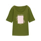 T-shirt basic with print - 1047062