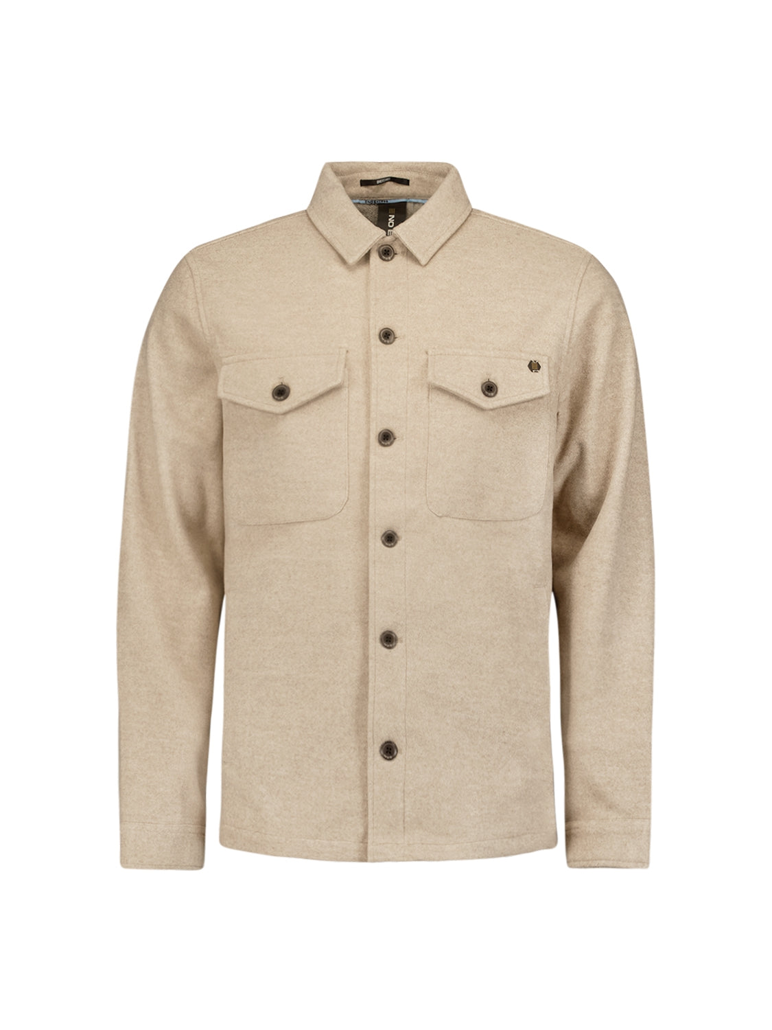 Overshirt Button Closure Melange - 25510903