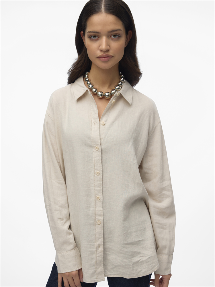 VMLINN LS SHIRT WVN NOOS - 10305085